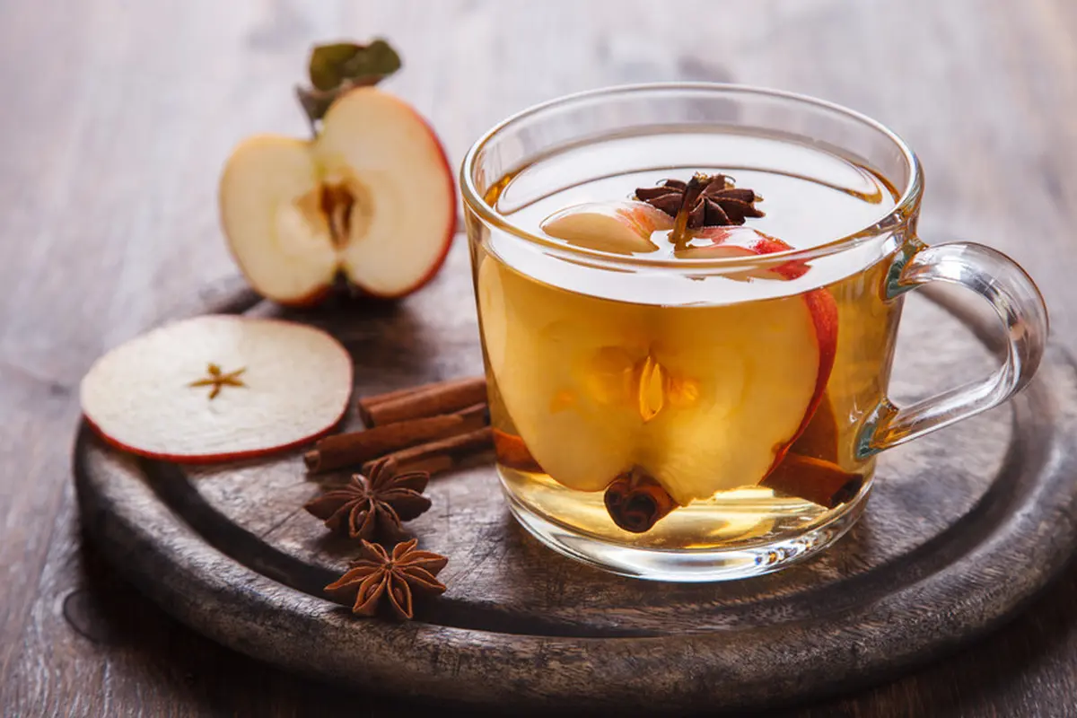 rebusan apel apple tea