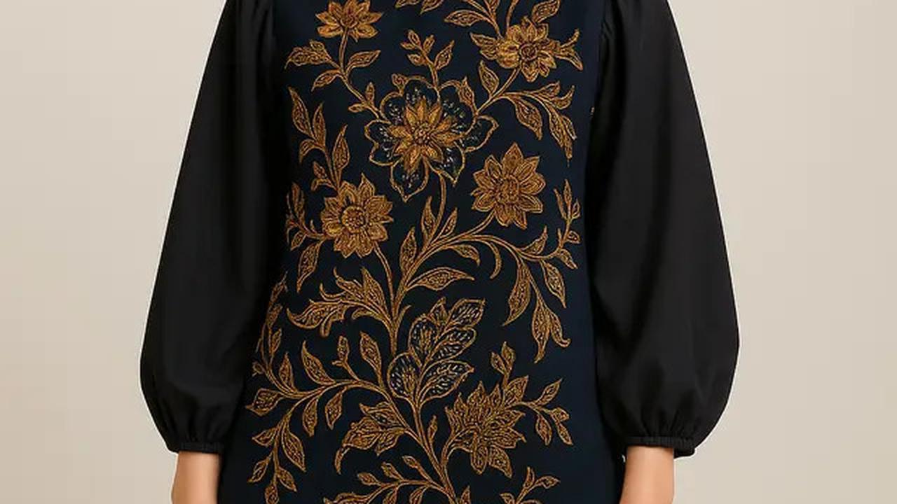 10 Model Blouse Batik Lengan Bishop yang Lagi Tren, Bikin Kamu Fashionable