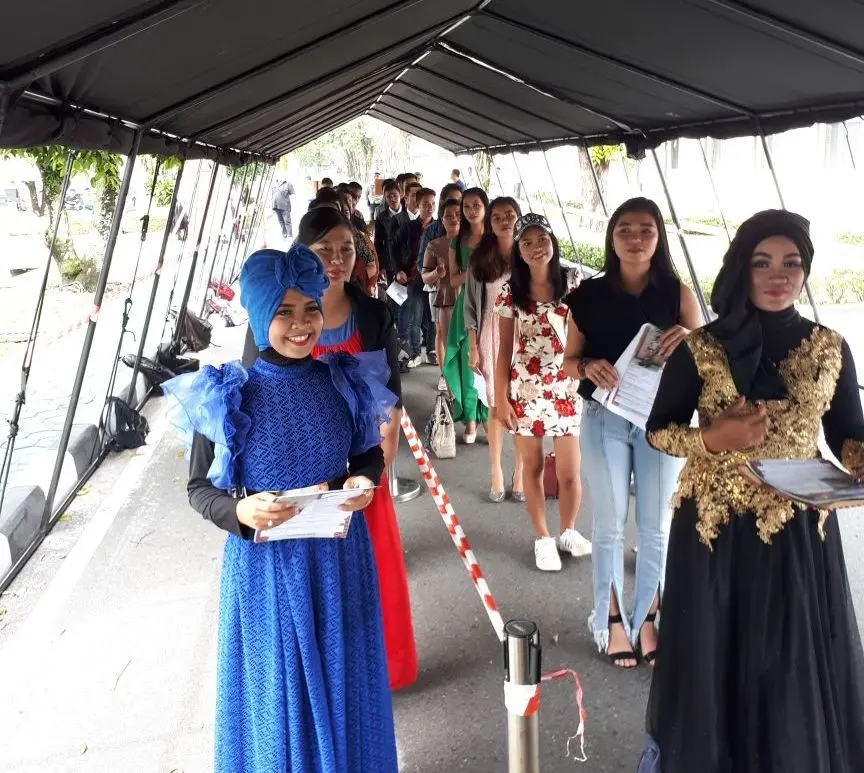 Liga Dangdut Indonesia di Palangkaraya, Kalteng diikuti 177 peserta (Foto: Rajana K)