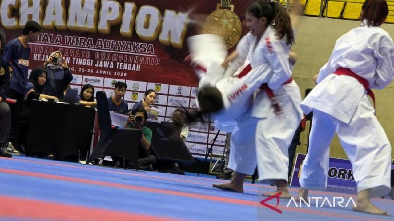 Ratusan Karateka Bersaing di Kejuaraan Karate Piala Wira Adyaksa Semarang untuk Regenerasi Atlet