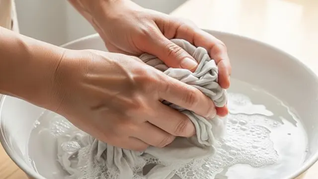 Cara Mencuci Pakaian dengan Tangan Tanpa Merusak Kain (AI Generated)
