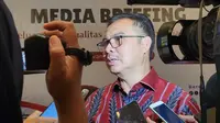 Stunting dan disabilitas adalah dua bahasan berbeda menurut Kepala BKKBN, dokter Hasto, Semarang (27/6/2024). Foto: Liputan6.com/Ade Nasihudin.