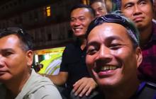 Momen Bahagia Letjen Kunto Arief Naik Odong-odong Keliling Singkawang Kalbar Malam Hari