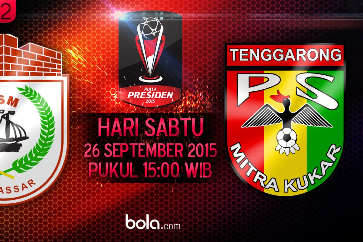 Piala Presiden 2015: PSM Makassar vs Mitra Kukar (Bola.com/Samsul Hadi)