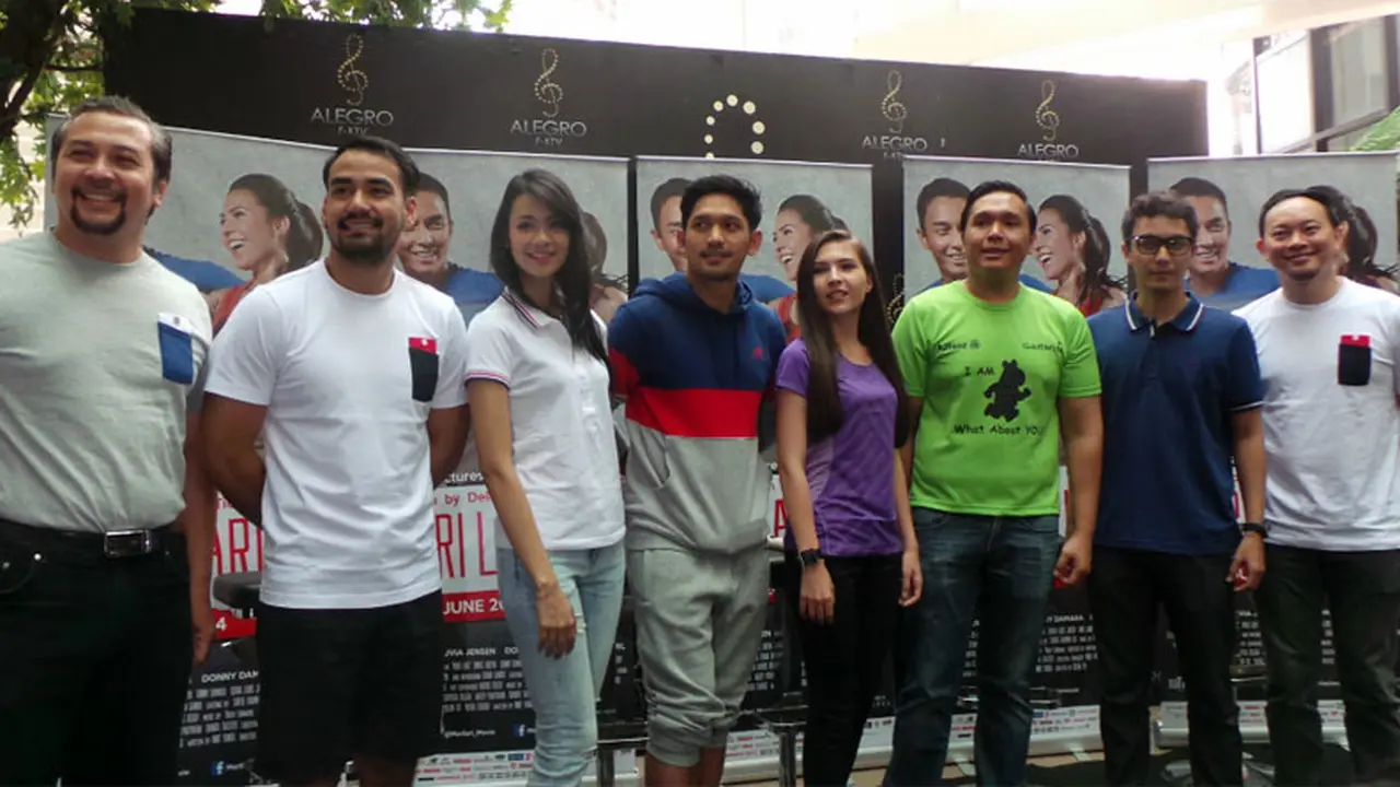 Yuk, 'Mari Lari' Bareng Olivia Jensen dan Dimas Aditya