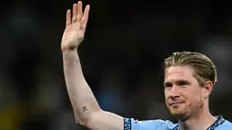 Laga kandang melawan Bournemouth menjadi pertandingan terakhir Kevin De Bruyne bersama The Citizens. (Paul ELLIS/AFP)