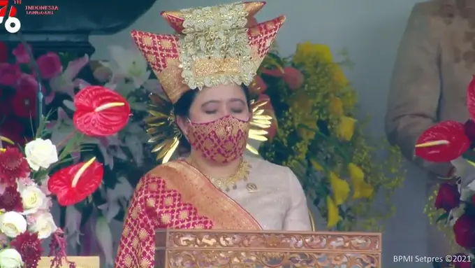 Makna Busana Minang Puan Maharani Saat Baca Teks Proklamasi di Upacara HUT Ke-76 RI