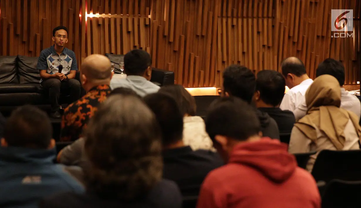 Suasana saat seminar penegakan hukum ITE dan Penanganan Konten yang digelar di SCTV Tower, Jakarta, Senin (13/11). (Liputan6.com/Faizal Fanani)