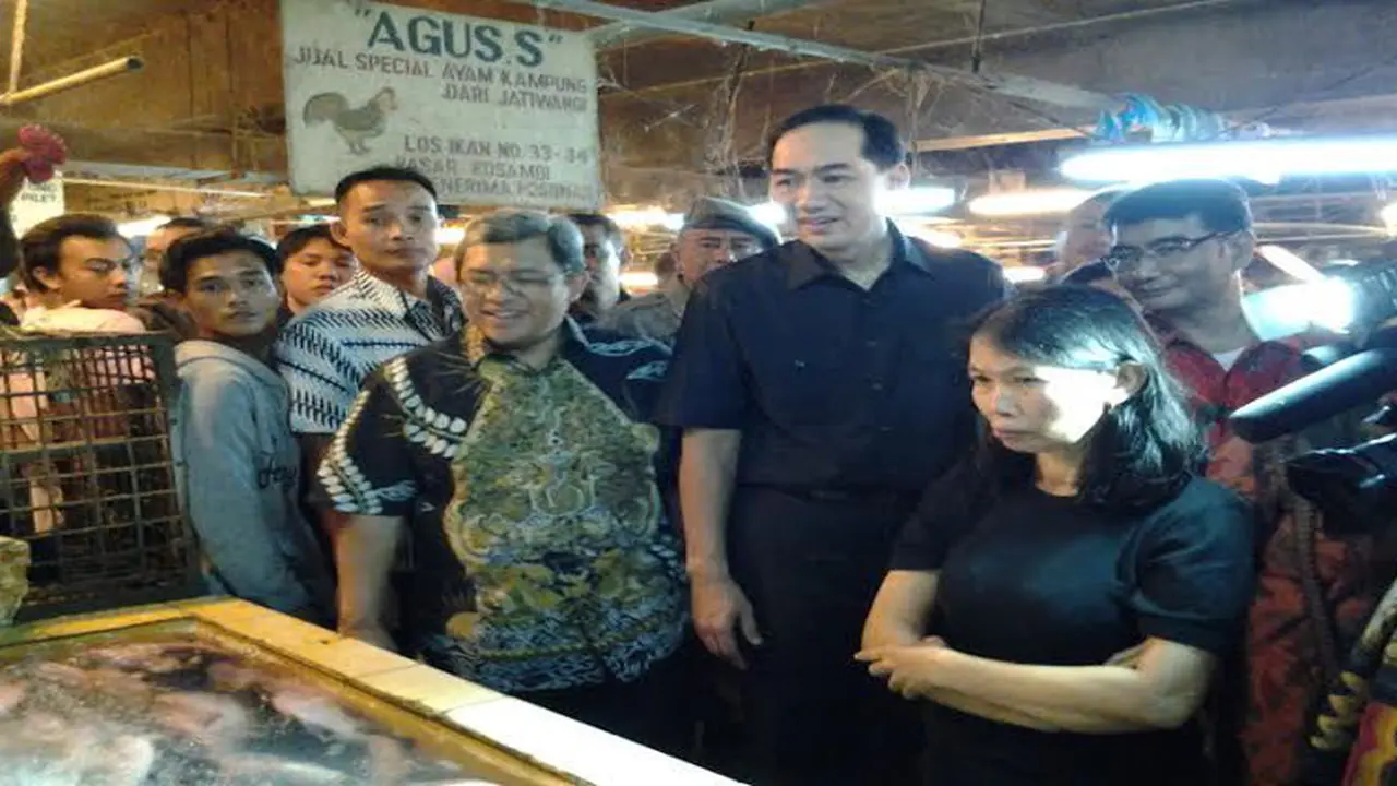 Kunjungan Mendag ke Pasar Kosambi