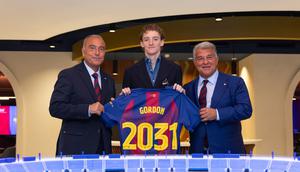 Barcelona merampungkan transfer winger Timnas Inggris, Anthony Gordon, dari Newcastle United. (Doc Barcelona)