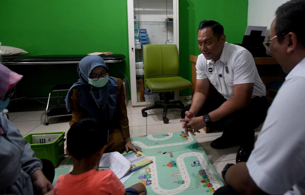 AHY tinjau program cek kesehatan gratis untuk warga berulang tahun