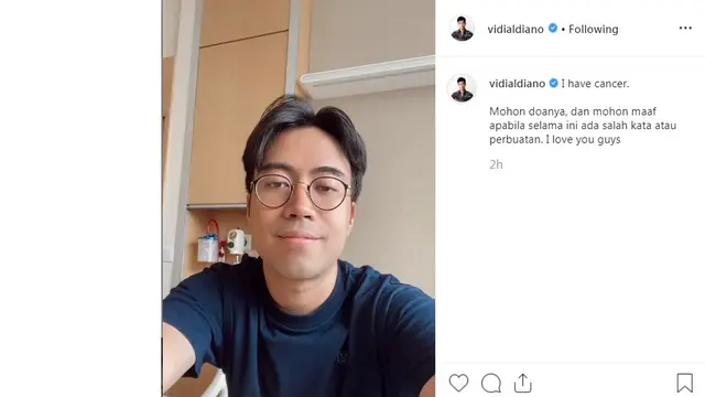 Vidi Aldiano (Foto: Instagram/@vidialdiano)
