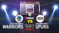 Live Streaming Golden State Warriors Vs San Antonio Spurs. (Bola.com/Dody Iryawan)