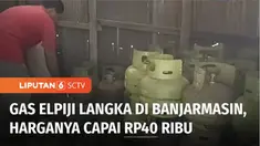 Gas elpiji ukuran 3 kg masih langka di Banjarmasin, Kalimantan Selatan. Kelangkaan ini pun membuat harga gas elpiji 3 kg melonjak hingga mencapai Rp 40 ribu per tabung.