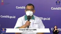 Triandi Mirsal, perawat di Rumah Sakit Pusat Pertamina-Pertamedika IHC mengungkapkan pengalamannya saat merawat pasien COVID-19 kritis (Tangkapan Layar Youtube BNPB)