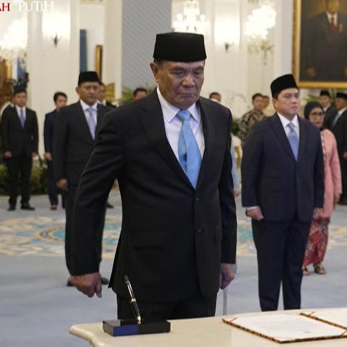 Djamari Chaniago Dilantik Prabowo Jadi Menko Polkam