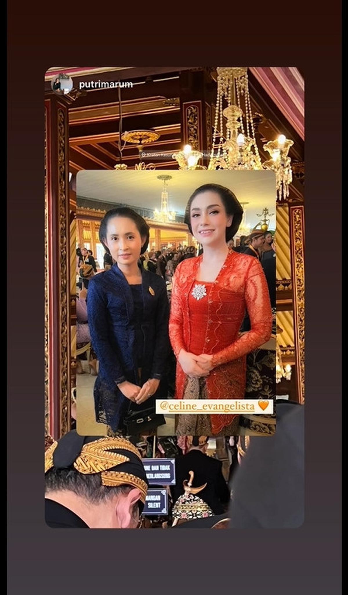 8 Potret Celine Evangelista Mengenakan Kebaya di Acara Royal Banquet Keraton Solo - Mendapatkan Gelar Kebangsawanan