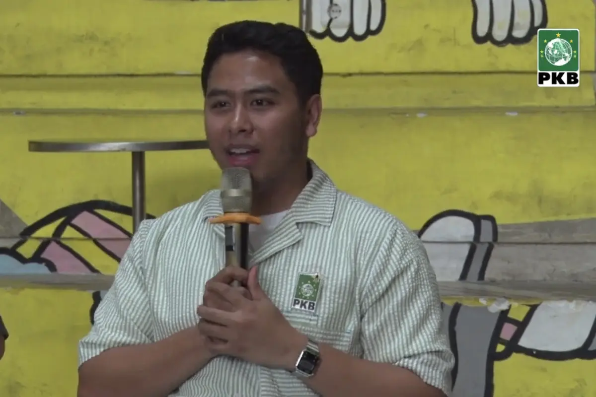 Wakil Ketua Harian DPP PKB, Najmi Mumtaza Rabbany (tangkapan layar youtube PKB)