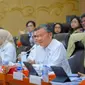 Menteri Energi dan Sumber Daya Mineral (ESDM) Arifin Tasrif dalam Rapat Kerja dengan Komisi VII DPR RI di Gedung Senayan Jakarta, Senin (20/11/2023). Dok Kementerian ESDM)