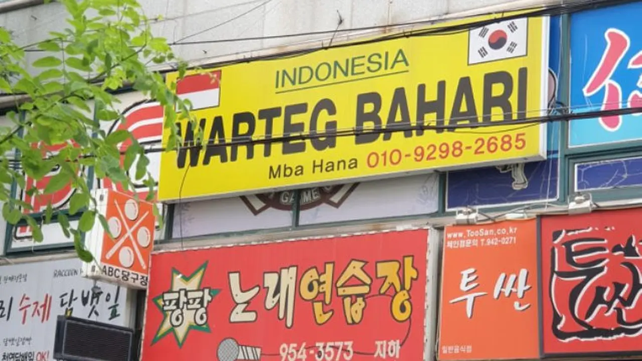 Ada Warteg Bahari di Korea, Jual Ayam Geprek sampai Siomay