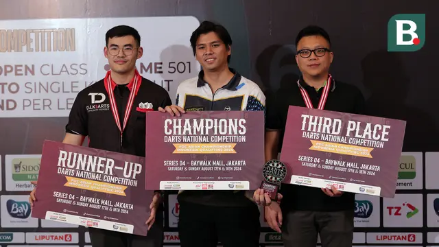 Foto: Bidikan Titis Putra Fajar Utama Nobatkan Dirinya Jadi Raja Darts National Competition 2024 Series 4
