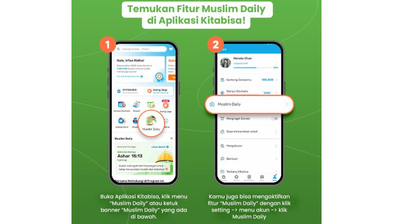 Kitabisa sambut Ramadan dengan merilis fitur Muslim Daily. Dok: Kitabisa