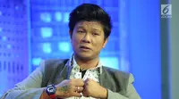 Andika Kangen saat menjadi bintang tamu dalam acara Dear Haters di Liputan6.com di SCTV Tower, Jakarta, Rabu (2/8). (Liputan6.com/Fatkhur Rozaq)