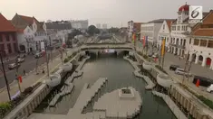 Kawasan Kali Besar Kota Tua telah selesai direvitalisasi. Hasilnya lokasi ini kini terlihat apik dan instagrammable.