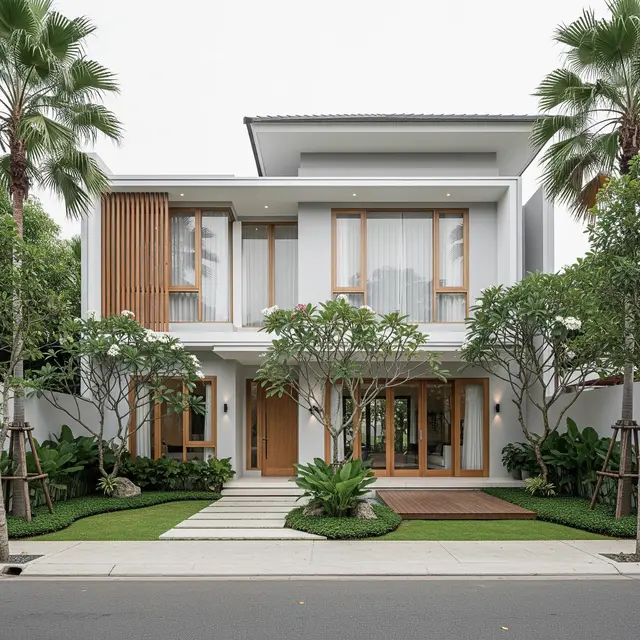 Gambar Desain Rumah Bertingkat yang Modern dan Fungsional