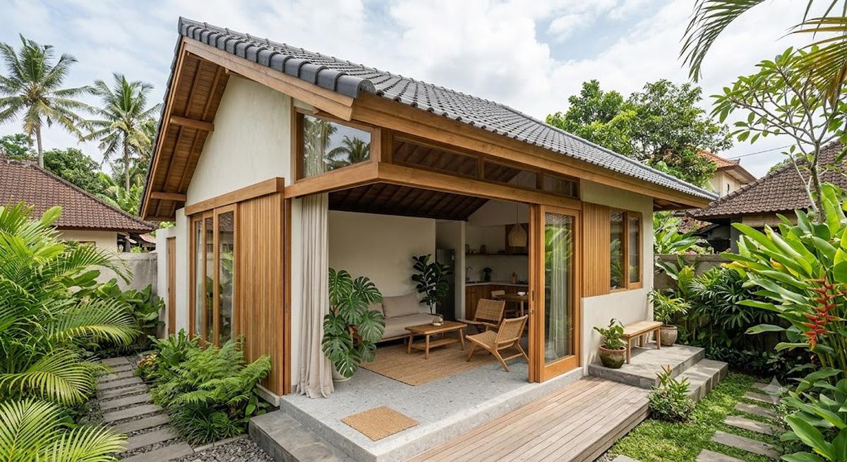 6 Model Rumah Bergaya Tropical Japandi yang Mudah Ditiru, Nyaman dan Estetik