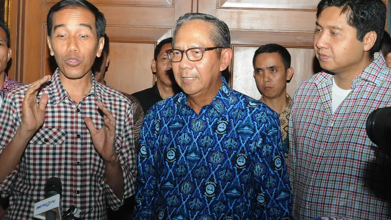 Jokowi Sowan ke Kediaman Ginandjar Kartasasmita