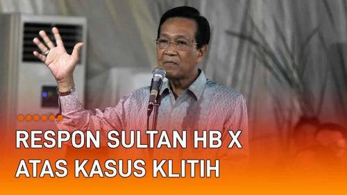 VIDEO: Respon Sultan HB X Atas Kasus Klitih Tewaskan Pelajar SMA di Yogyakarta
