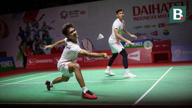 Foto: Perempat Final Indonesia Masters 2023 Dibuka dengan Drama Kemenangan Jonatan Christie dan Kekalahan Bagas/Fikri