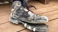 Sepatu rusak akibat cuaca panas di Grand Canyon (Dok.NPS/Twitter)