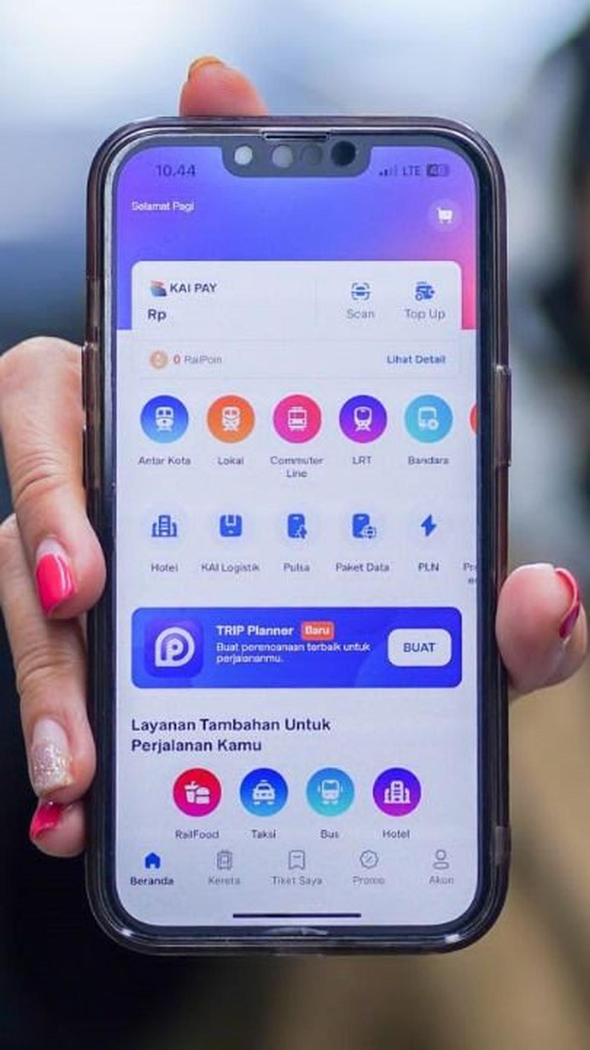 Berikut cara beli tiket KA Bandara lewat aplikasi Access by KAI:<br>