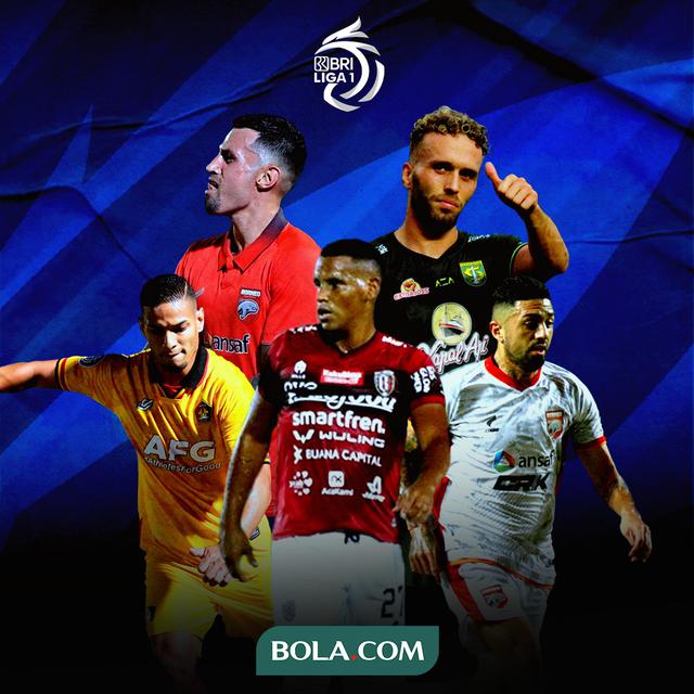 Liga 1 - Ze Valente, Stefano Lilipaly, Eber Bessa, Jonathan Ezequiel Bustos, dan Renan Silva