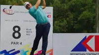 Pegolf Indonesia, Kentaro Nanayama sukses mencetak lima di bawah par pada putaran pertama Ciputra Golfpreneur Junior World 2019 (istimewa)