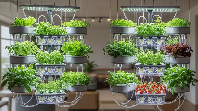 Desain Kebun Hidroponik Vertikal Indoor/Gemini AI