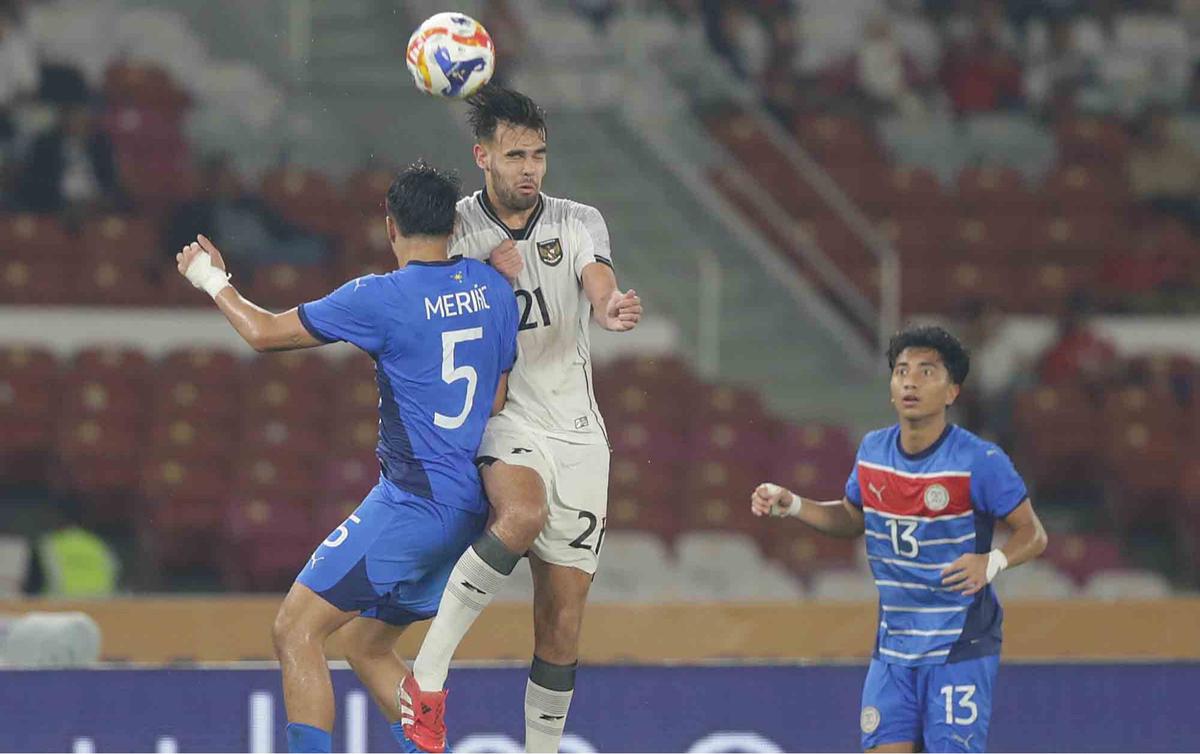 FOTO: Garuda Muda Menang Tipis atas Filipina, Tiket Semifinal Makin Dekat