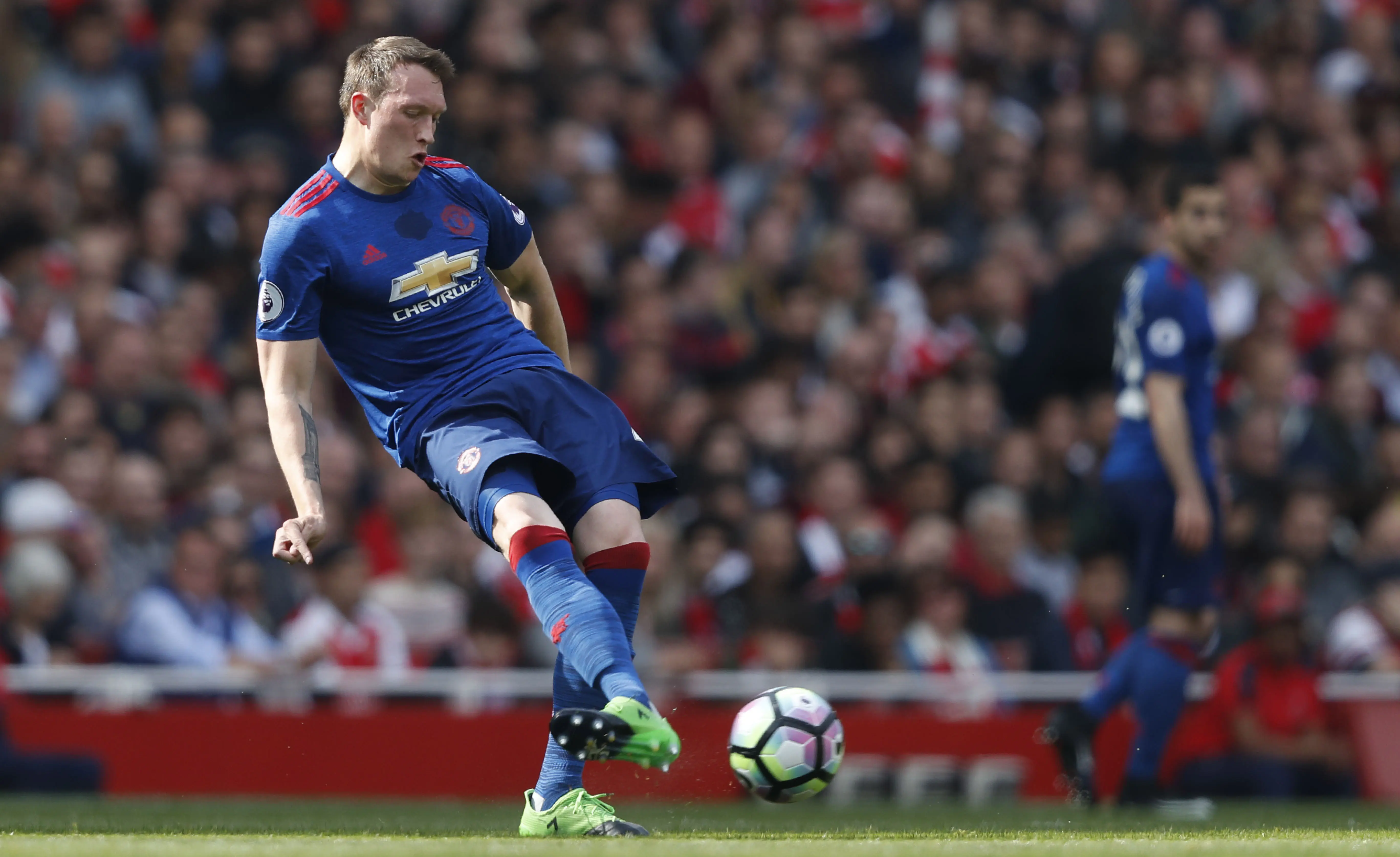 Bek Manchester United, Phil Jones (AFP/Adrian Dennis)