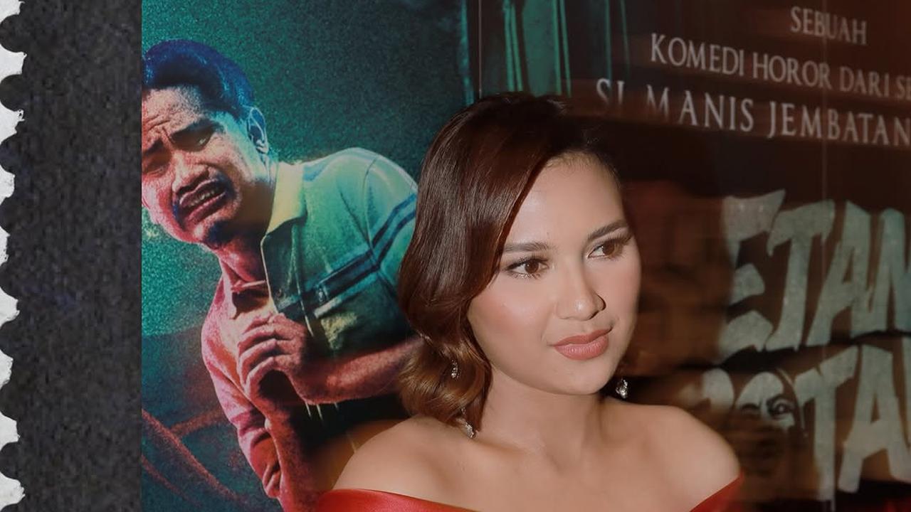 5 Potret Cantik Indah Permatasari di Gala Premier Film 'SETAN BOTAK', Pakai Gaun Merah Menyala