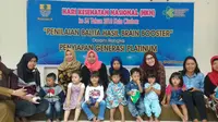 Anak-anak Kota Cirebon menjadi penerus yang cerdas dan mampu berkompetisi di generasi platinum yang hebat melalui program brain booster. Foto (Liputan6.com / Panji Prayitno)