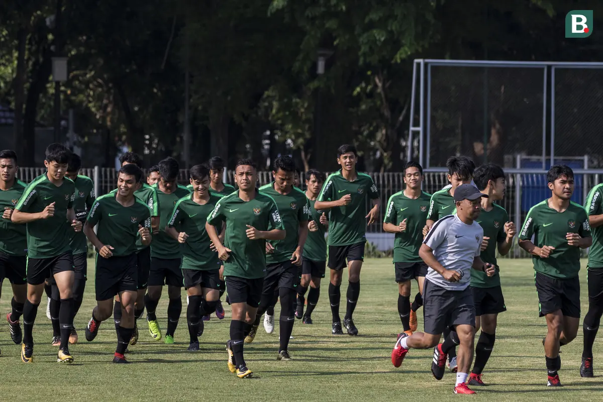 Latihan Timnas Indonesia U-19