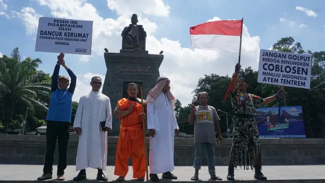 Aksi Kopral Bagyo Tolak Golput