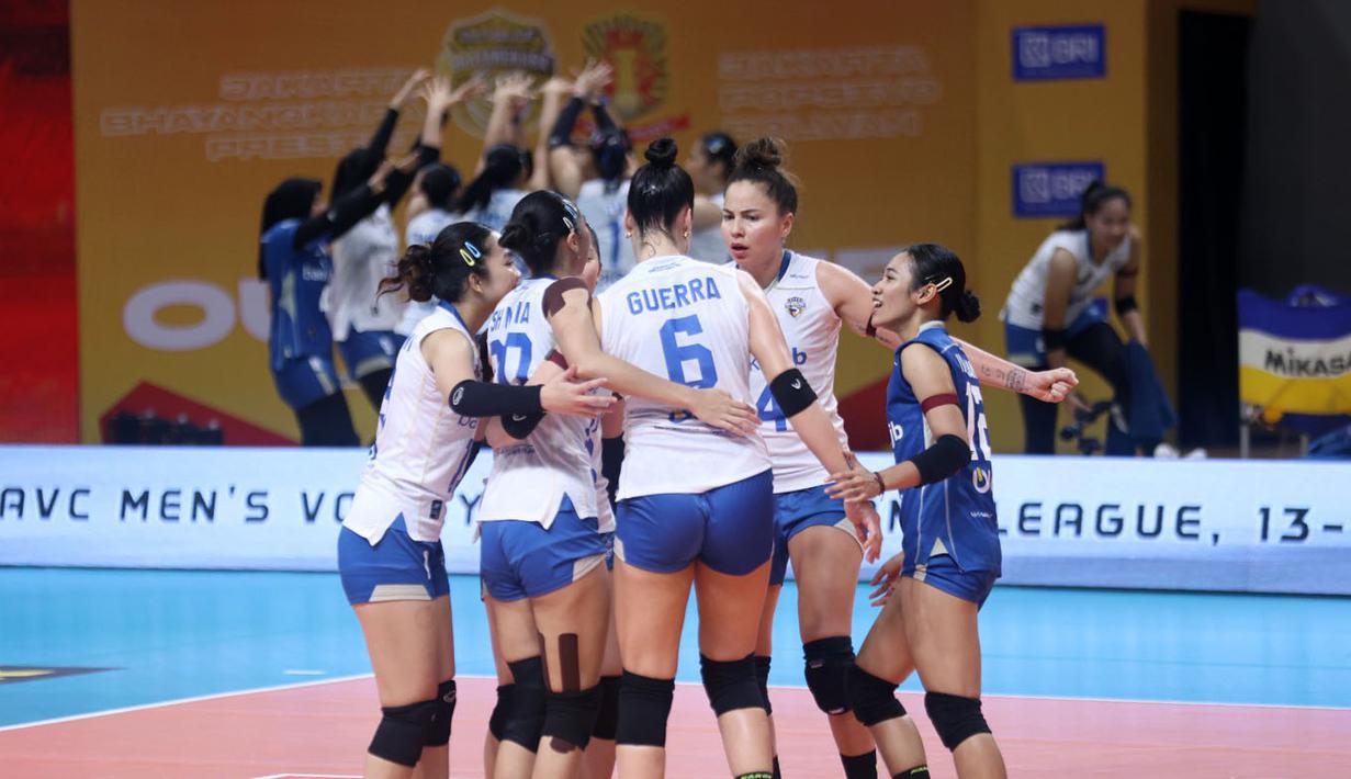 Sementara itu, Bandung BJB Tandamata harus menempati posisi keempat klasemen sementara dengan koleksi 3 poin. (Dok. PBVSI)