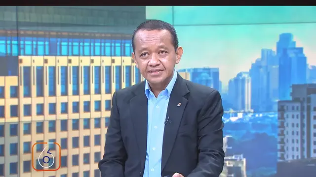 Menteri Energi dan Sumber Daya Mineral (ESDM) Bahlil Lahadalia dalam acara Liputan6 Talks.