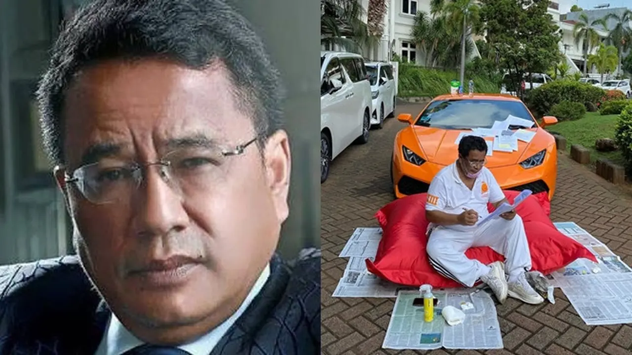 6 Potret Hotman Paris saat Berjemur, Gayanya Curi Perhatian