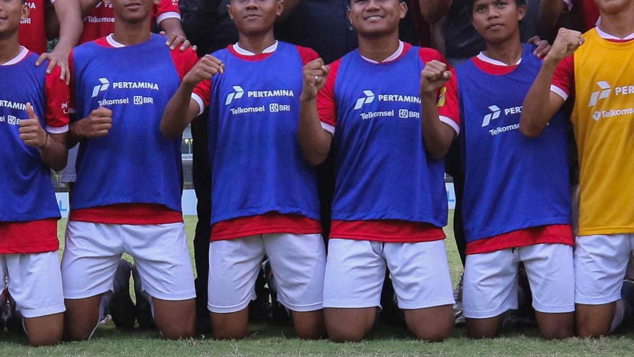 FOTO: Tinjau Seleksi Timnas untuk Piala Dunia U-17, Ketua Umum PSSI Erick Thohir Bakar Semangat Generasi Muda Sepak Bola Indonesia