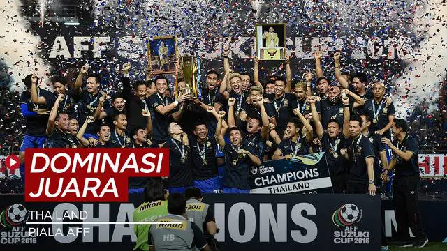 VIDEO: Berikut Daftar Lengkap Juara Piala AFF, Thailand Mendominasi