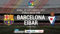 La Liga 2017 Barcelona Vs Eibar (Bola.com/Adreanus Titus)